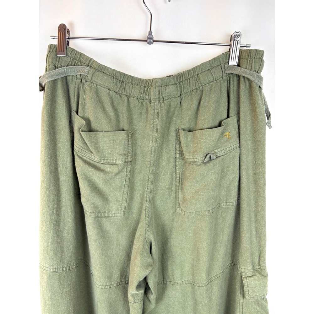 Pilcro by Anthropologie Relaxed Linen Beach Cargo Pants - Picture 8 of 10